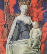 Jean Fouquet The melun Madonna Spain oil painting artist